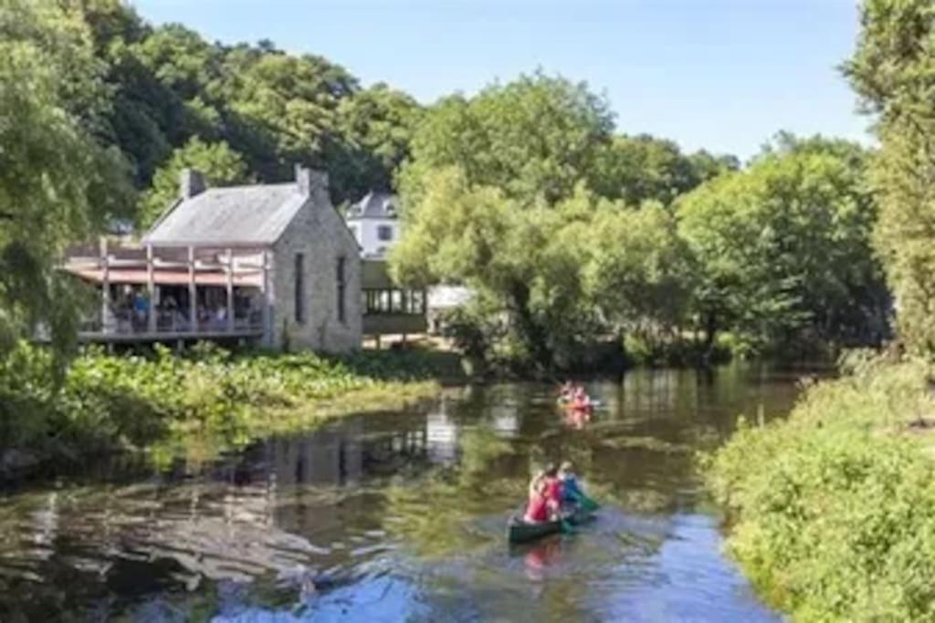 Cottage Entre Mer Et Campagne Pont-Scorff Bagian luar foto